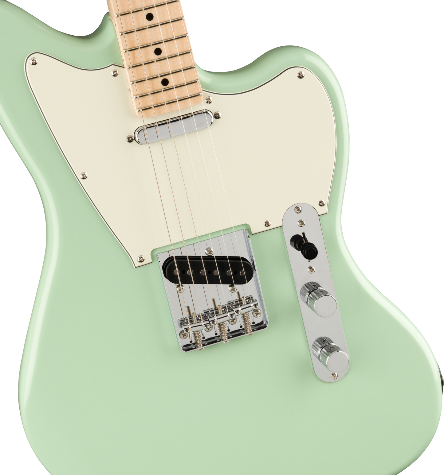 B STOCK Squier Paranormal Offset Telecaster Maple Neck Surf Green