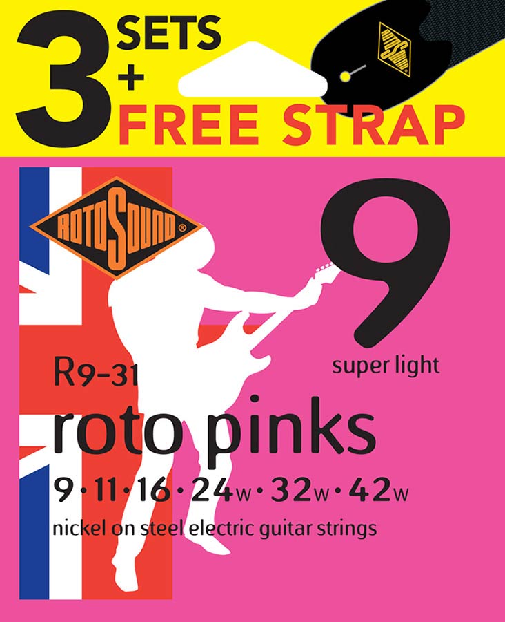 Nickel On Steel Electric Guitar String Sets