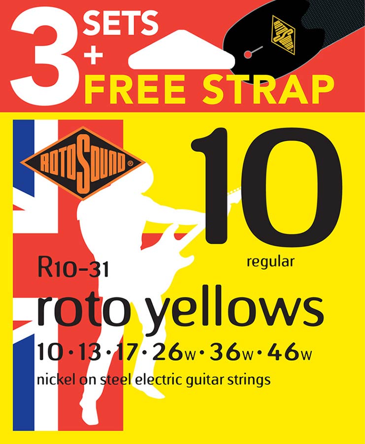 Nickel On Steel Electric Guitar String Sets