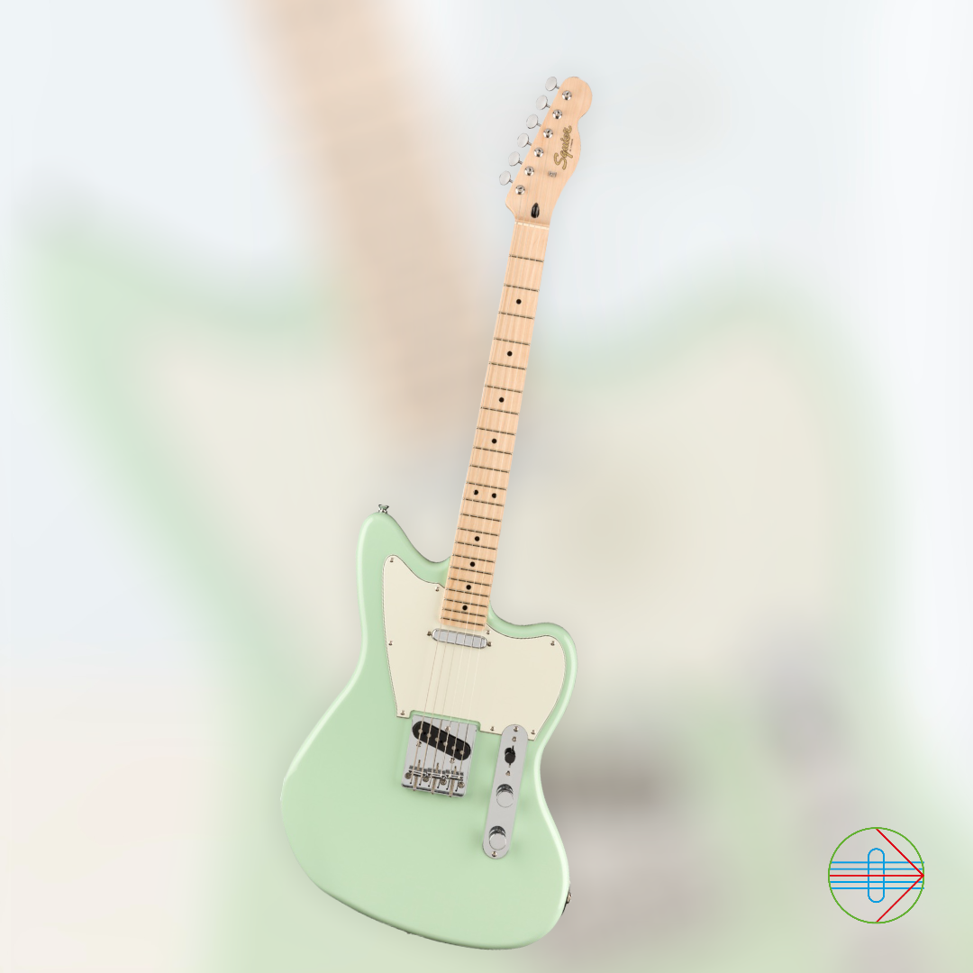 B STOCK Squier Paranormal Offset Telecaster Maple Neck Surf Green