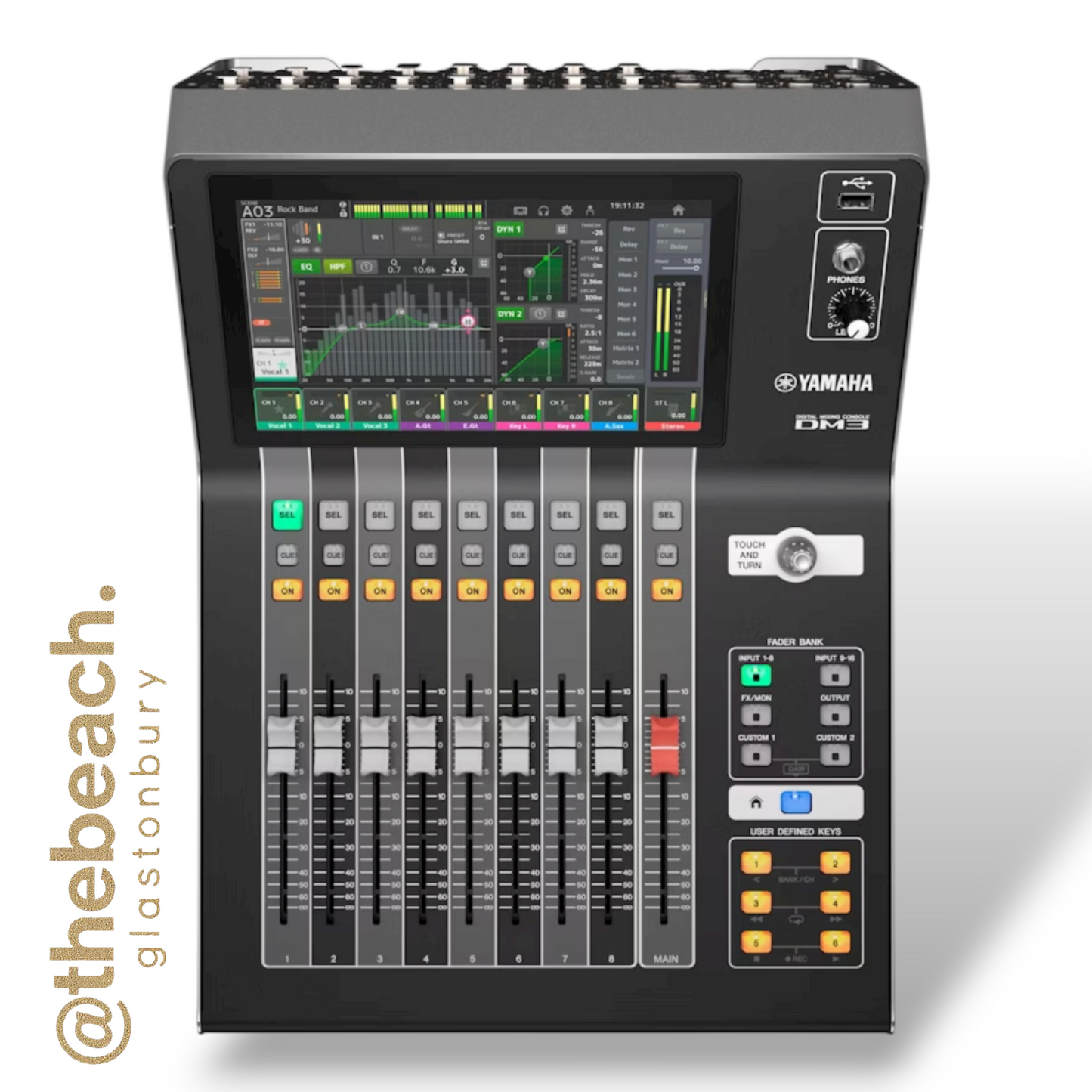 YAMAHA DM3 Digital Mixer with DANTE v3.0.0