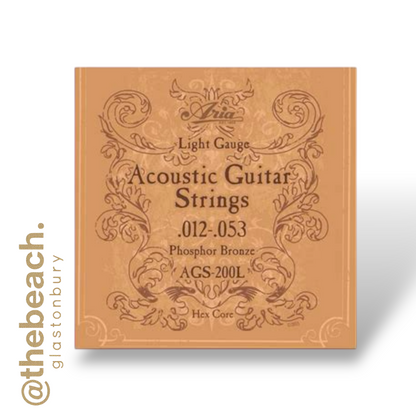 Aria Hex Core Acoustic Guitar Strings