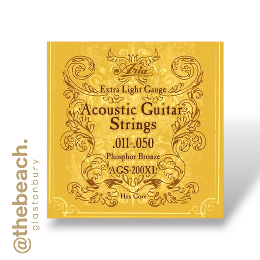 Aria Hex Core Acoustic Guitar Strings