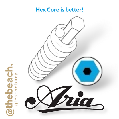 Aria Hex Core Acoustic Guitar Strings