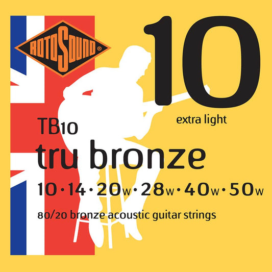 Tru Bronze 80/20 Bronze Acoustic Guitar String Sets