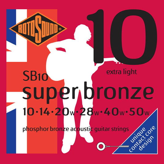 Super Bronze Phosphor Bronze Acoustic Guitar Strings