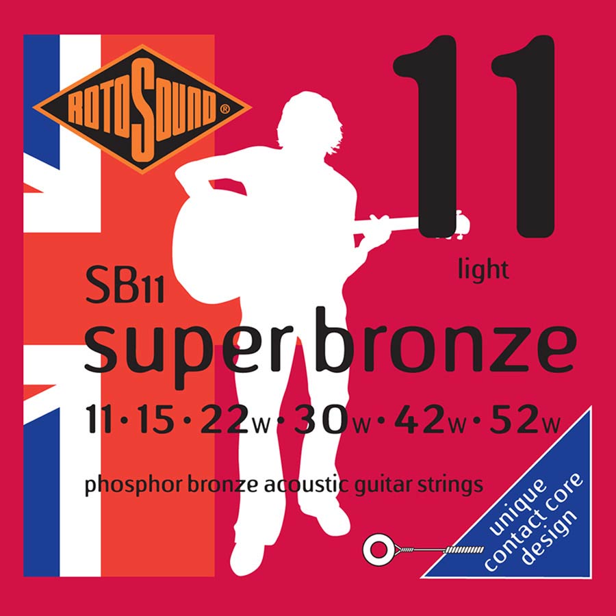 Super Bronze Phosphor Bronze Acoustic Guitar Strings
